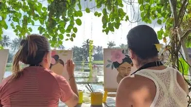Where to Enjoy a Paint & Sip Event in Bali 🍷🎨